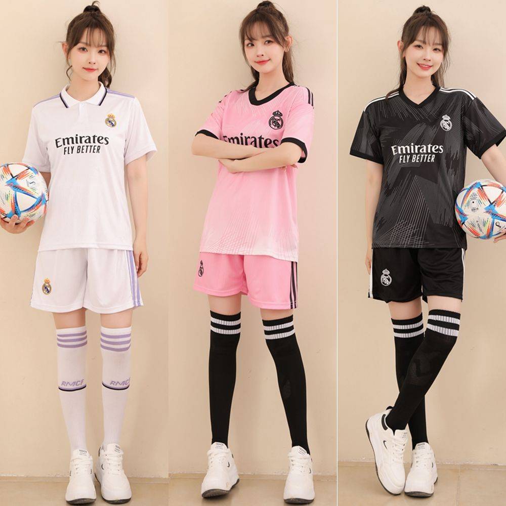 Football uniform women's men's sets of loose student sports competition training clothes custom football jersey children's jersey