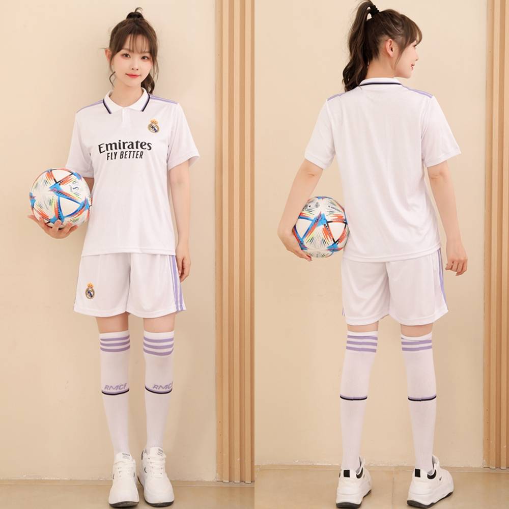 Football uniform women's men's sets of loose student sports competition training clothes custom football jersey children's jersey