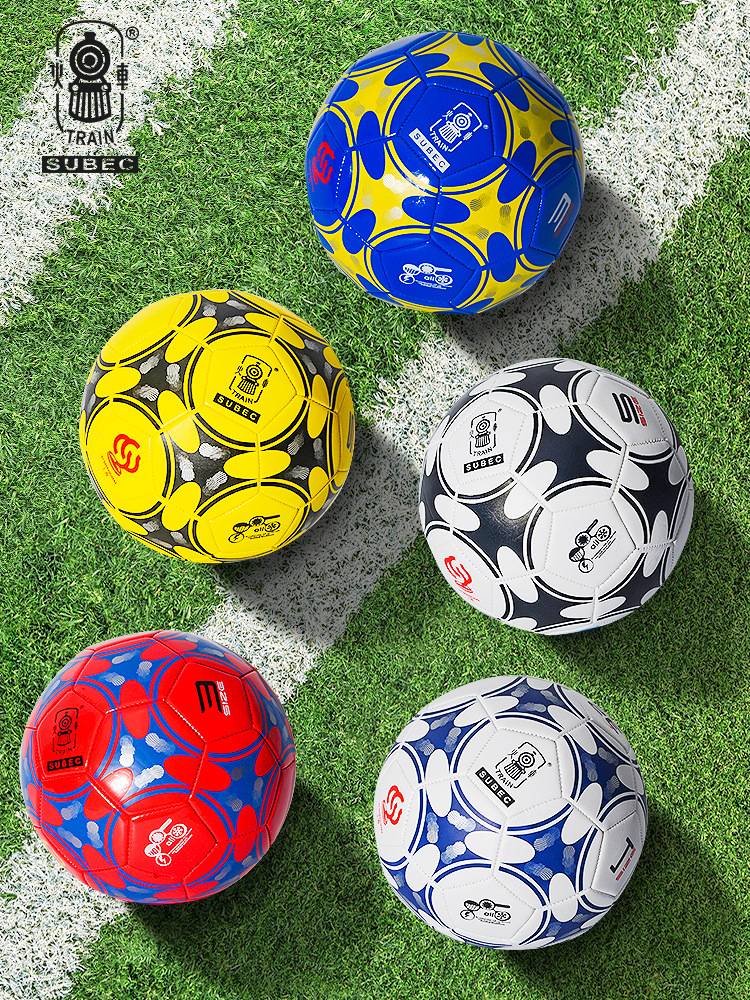 Railway front boutique football PU machine sewing adult student children's wear resistance training competition No. 5 No. 5 3 ball