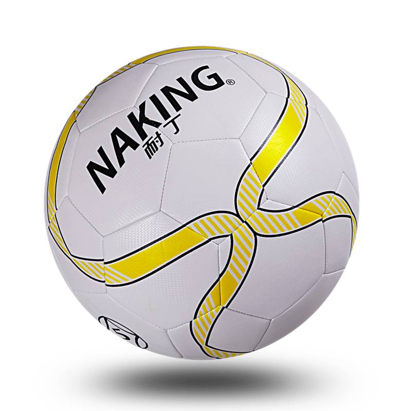 Football authentic Bingding soft leather primary and secondary school students on campus middle school entrance examination young children, abrasion, black and white thick No. 4 5