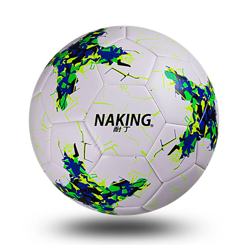 Football authentic Bingding soft leather primary and secondary school students on campus middle school entrance examination young children, abrasion, black and white thick No. 4 5