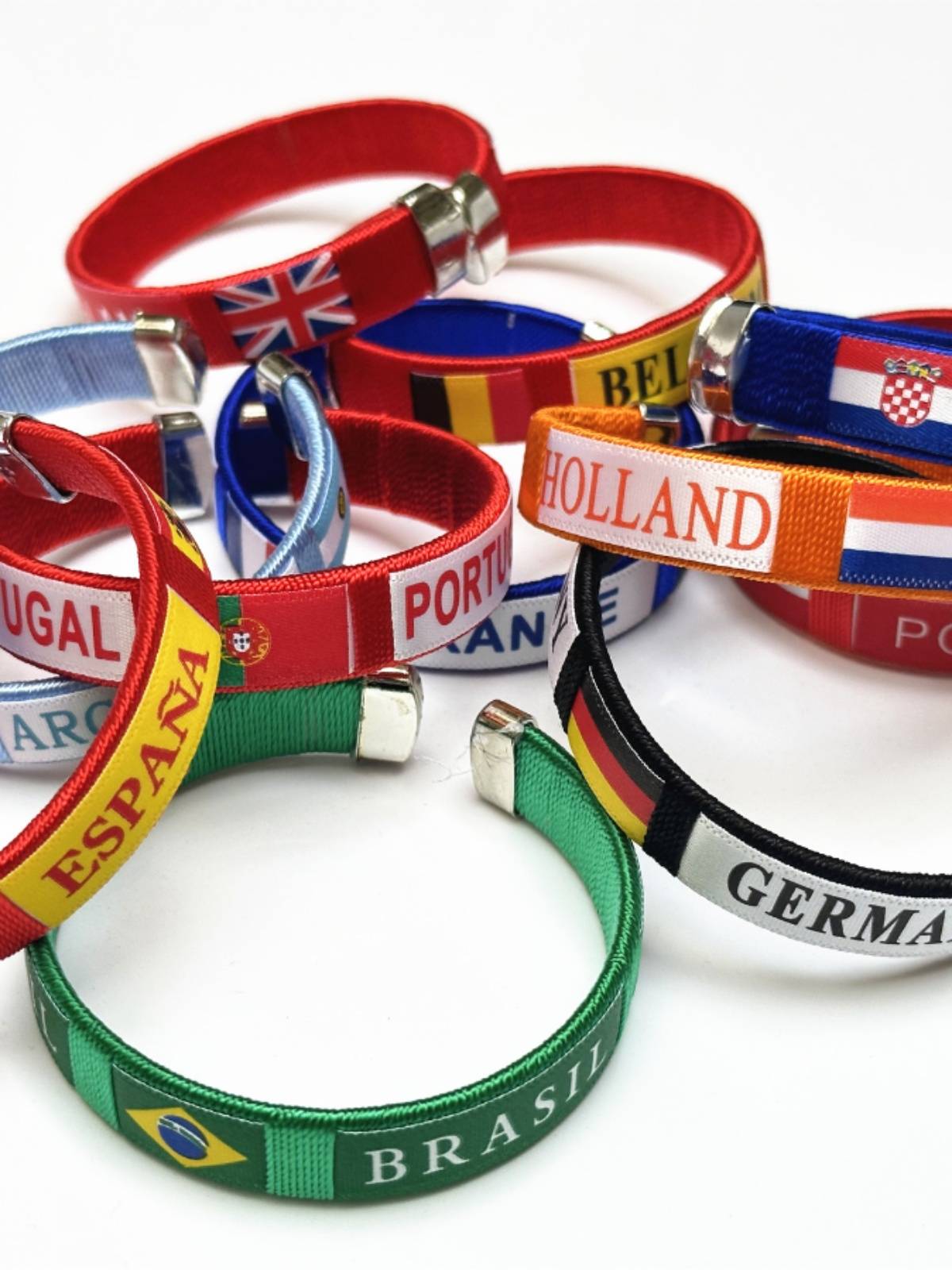 European Cup Propaganda Products Souvenir Gifts, Germany, Belgium, Argentine England Portuguese fans bracelet