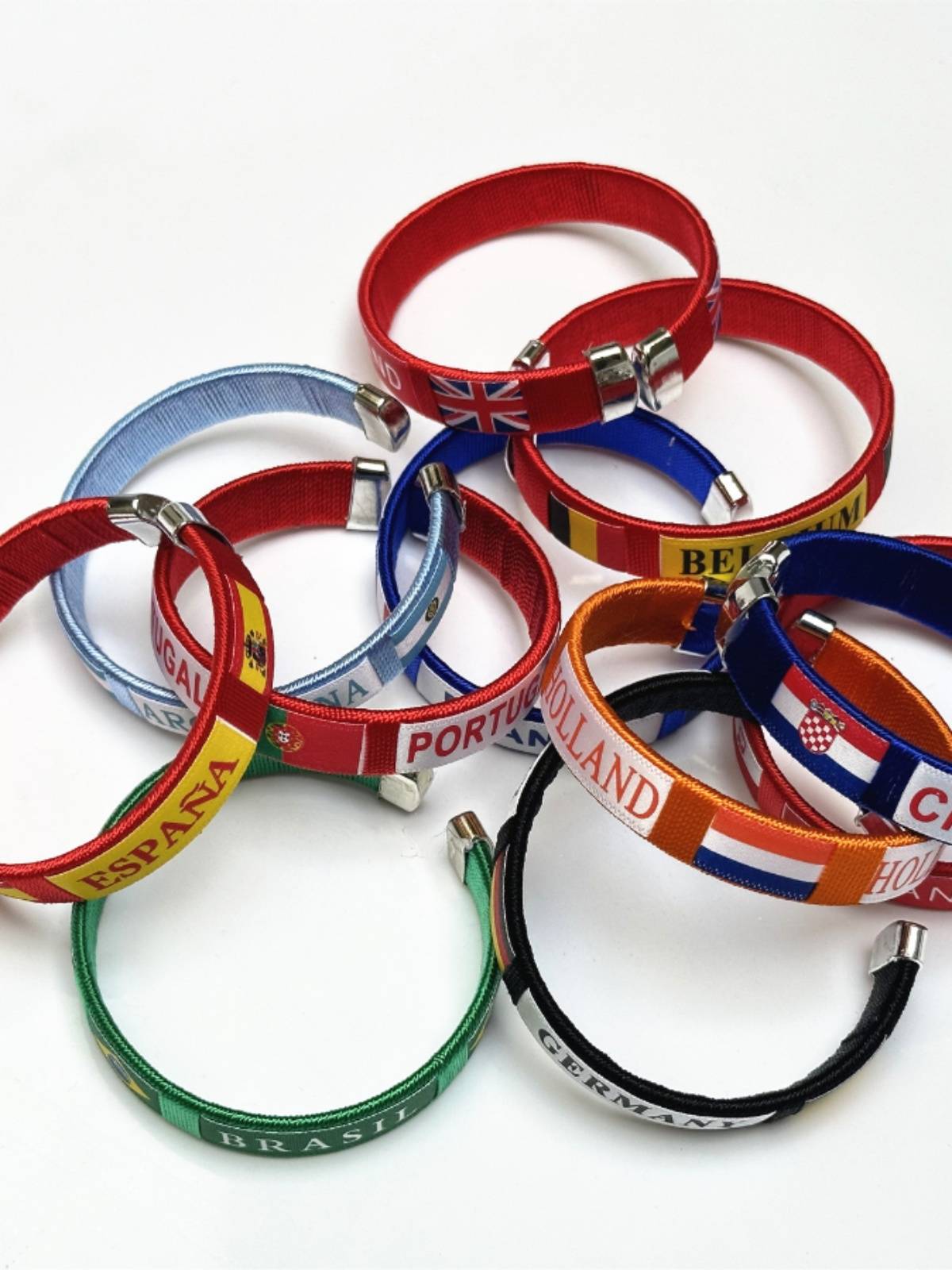 European Cup Propaganda Products Souvenir Gifts, Germany, Belgium, Argentine England Portuguese fans bracelet