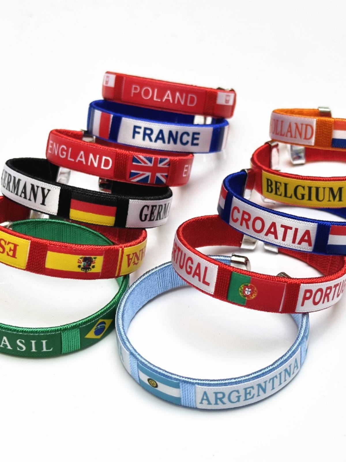 European Cup Propaganda Products Souvenir Gifts, Germany, Belgium, Argentine England Portuguese fans bracelet