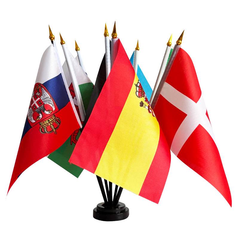 2024 Germany Top 24 European Cup Decoration Hotel Sports Lottery Store Atmosphere Decoration Table flag Belt base