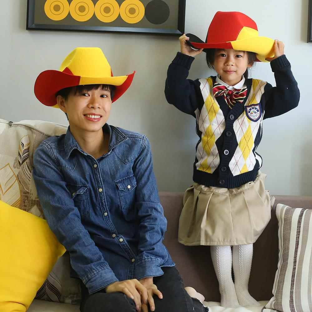 European Cup fan supplies souvenirs Football cheerful denim hat shout props bar KTV promotional activities