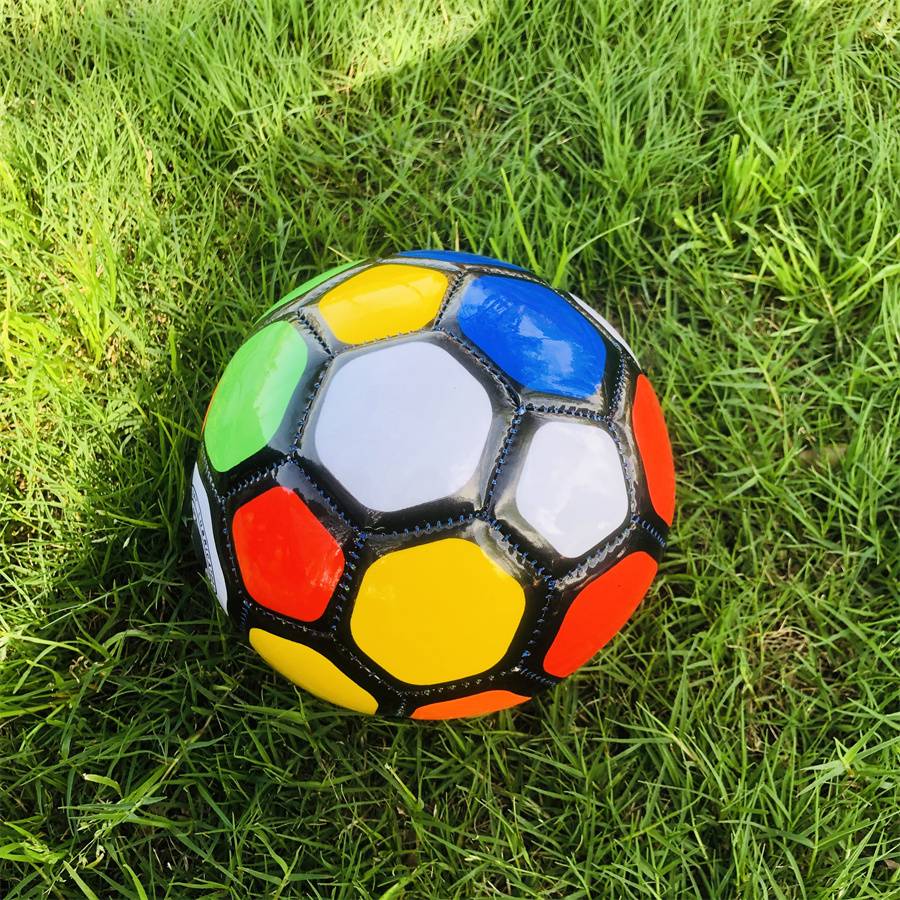 Children's special puzzle digital small ball colorful kindergarten baby learning color inflatable environmental protection toy football
