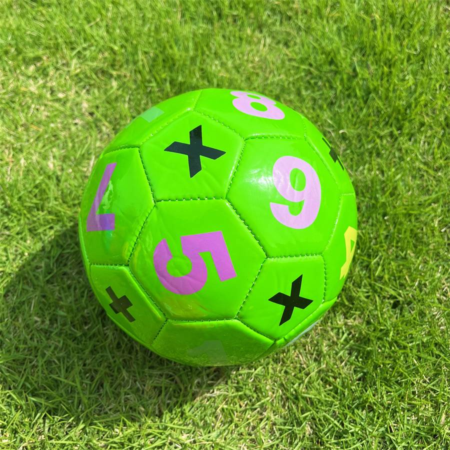 Children's special puzzle digital small ball colorful kindergarten baby learning color inflatable environmental protection toy football