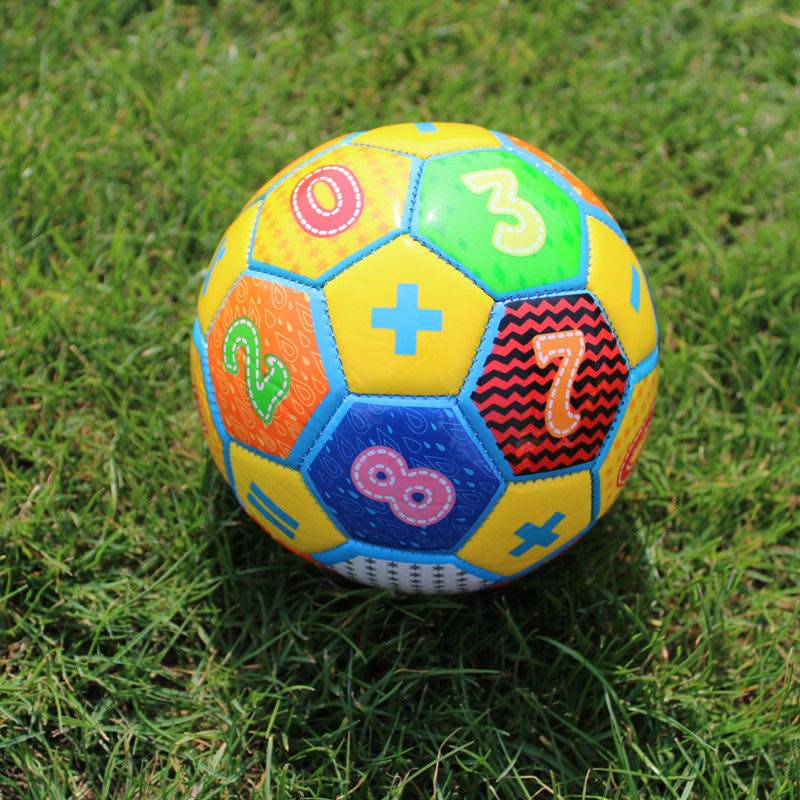 Children's special puzzle digital small ball colorful kindergarten baby learning color inflatable environmental protection toy football