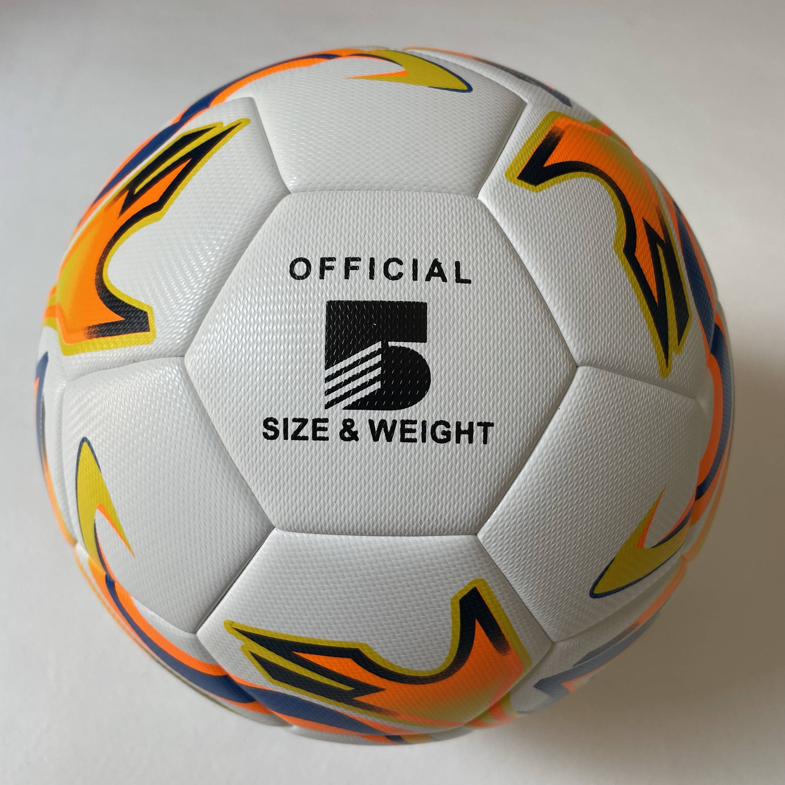 Seamless heat fit football test training for football PU