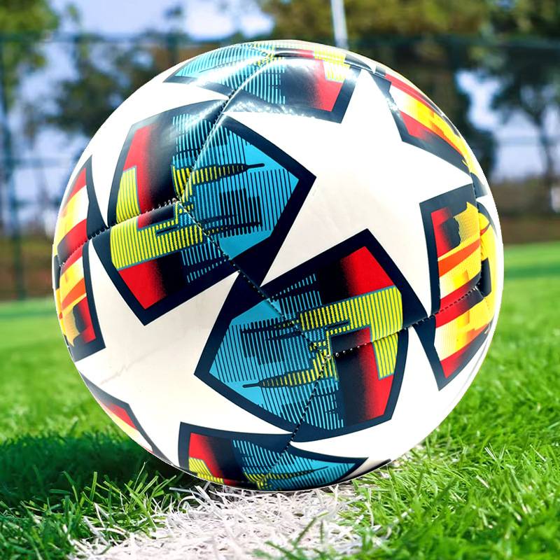 Standard No. 5 PVC Switch Football School Sports Training No. 5 TPU Machine Setting Football Youth Football Customization