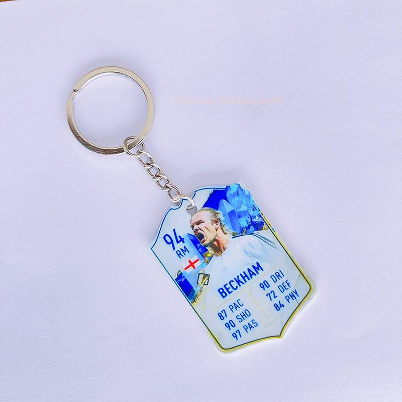 Football Acrylic keychain-Beckham Roar 94