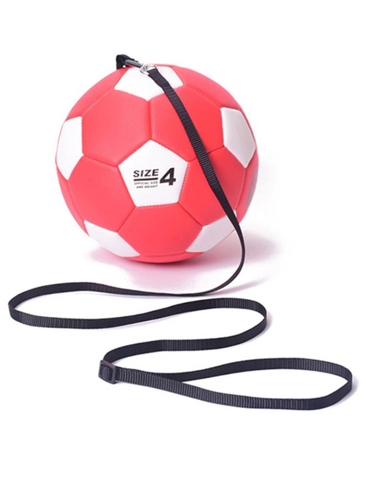 No. 2 No. 3 with a rope football kindergarten elementary school training football rope long adjustable football bold ball with ball