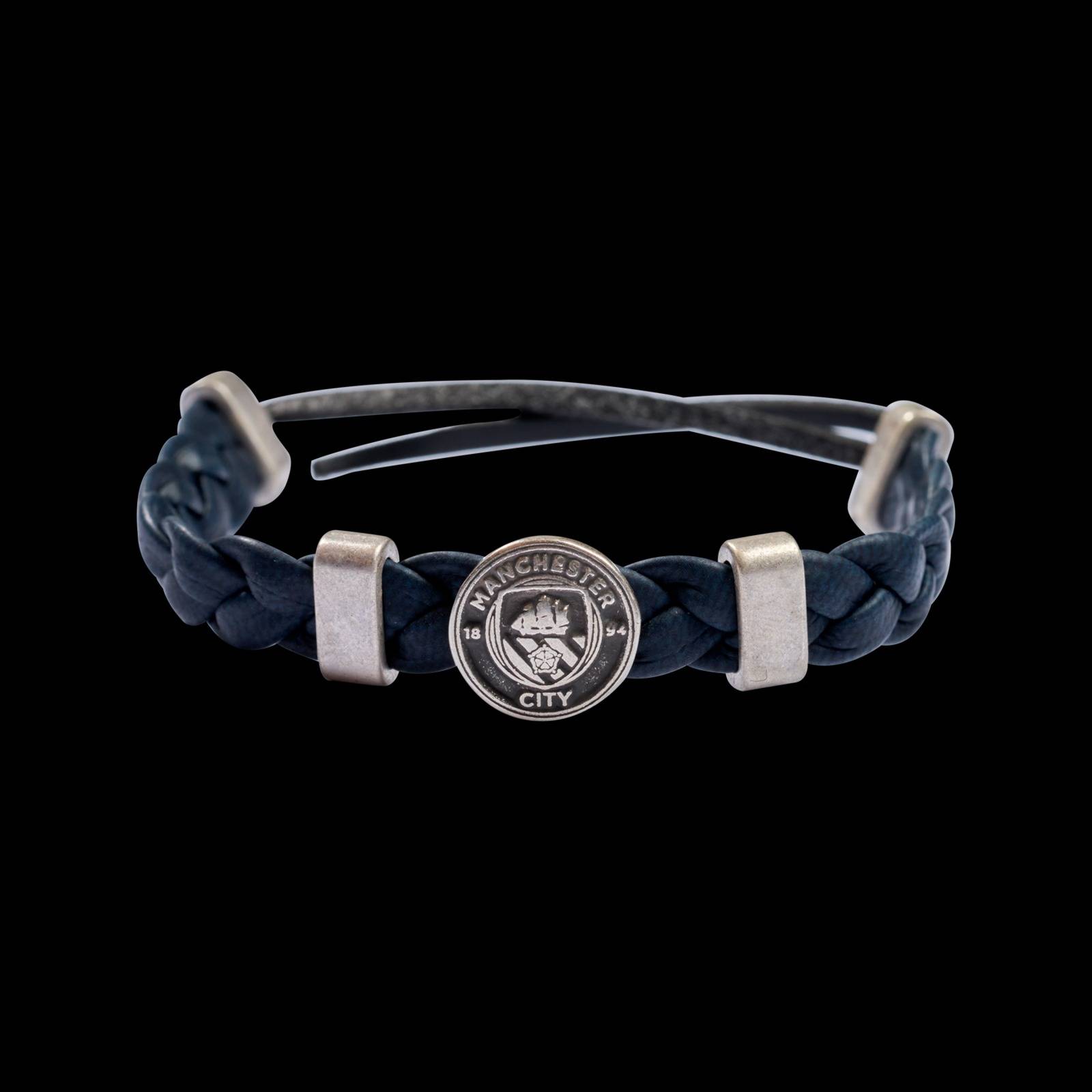 Manchester City official authentic fans around the team logo cortex weaving fashion bracelet gift box