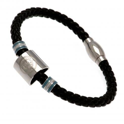 Manchester City official authentic fans around the team logo cortex weaving fashion bracelet gift box