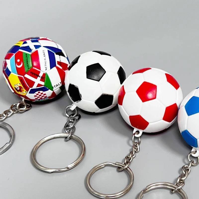 European cup ingredients 2024 souvenirs peripheral material football race pendant fans products keychain small gift