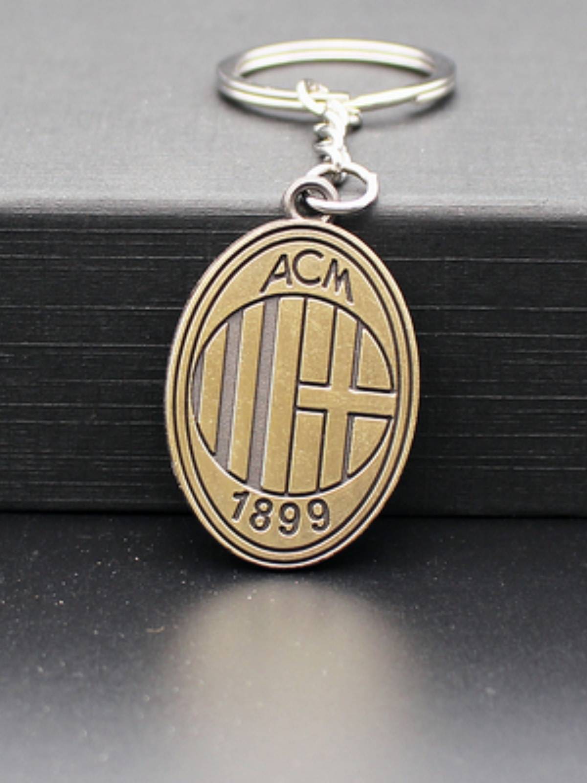 2024 European Cup Football Fan Memorial Products Real Madrid Barcelona AC Milan French Football Copper Pendant Keychain