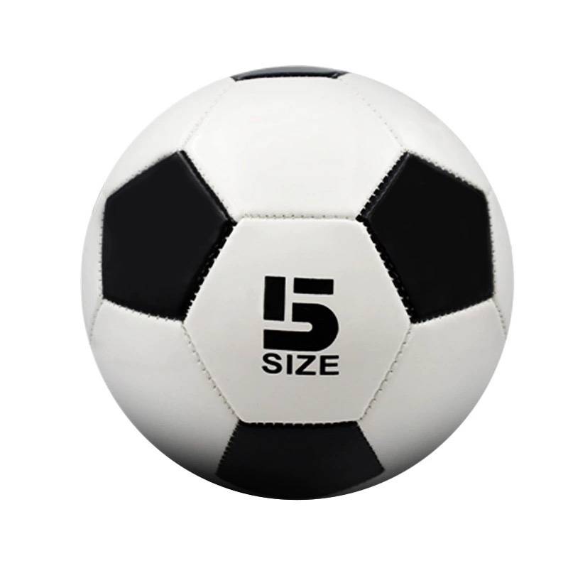 Football Children No. 4 No. 5 adult primary and secondary school student training competition World Cup Black and White PVC sewing PU