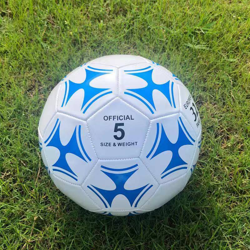 New model 5 machine PVC football primary and secondary school children training competition for adult wear resistance No. 4 ball