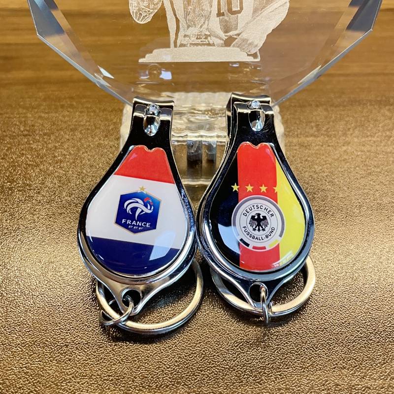 European Cup small gift 2024 German football theme atmosphere pendant jewelry promotion fans products keychain