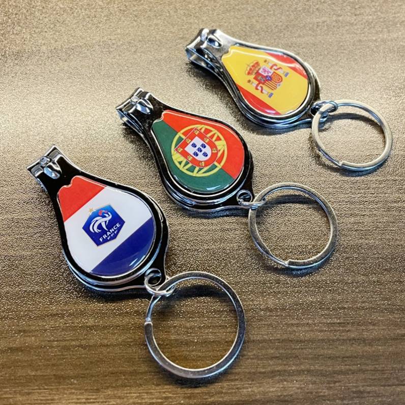 European Cup small gift 2024 German football theme atmosphere pendant jewelry promotion fans products keychain