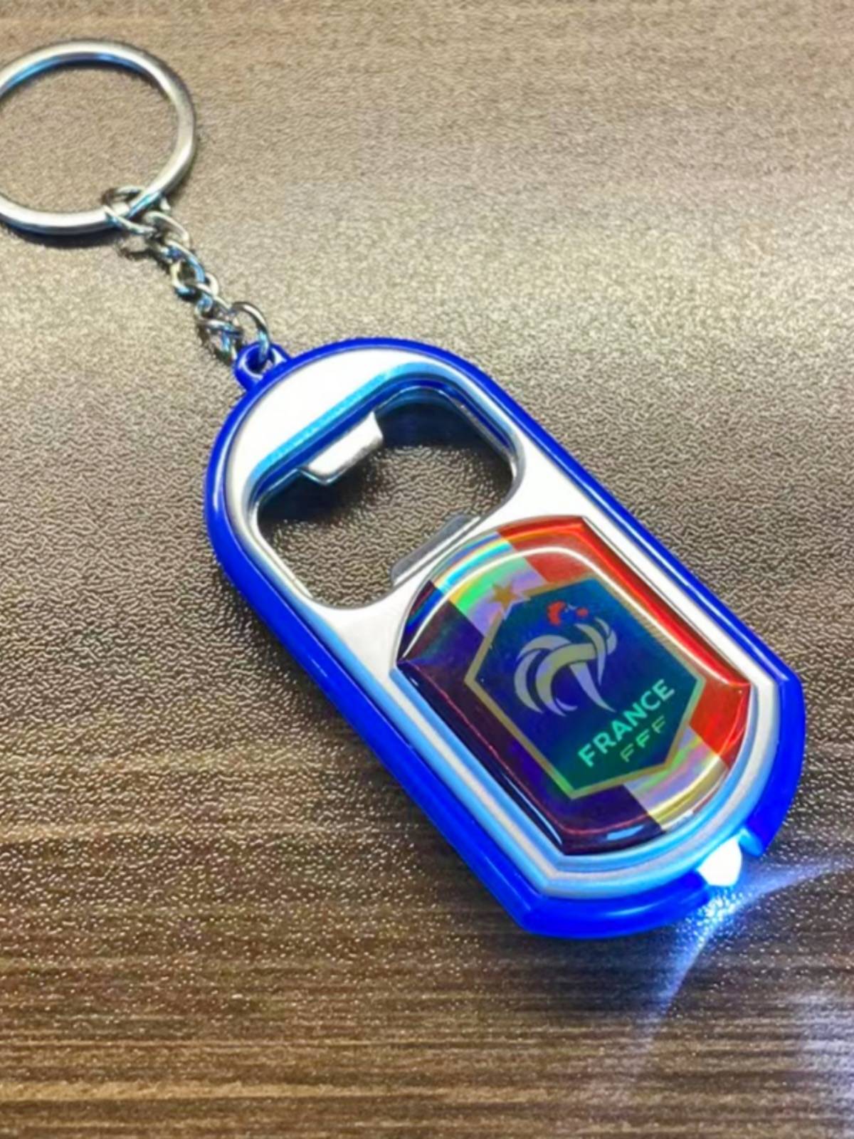 European Cup keychain souvenir fans fingernails cut small gift creative bar bottle opening device peripheral supplies