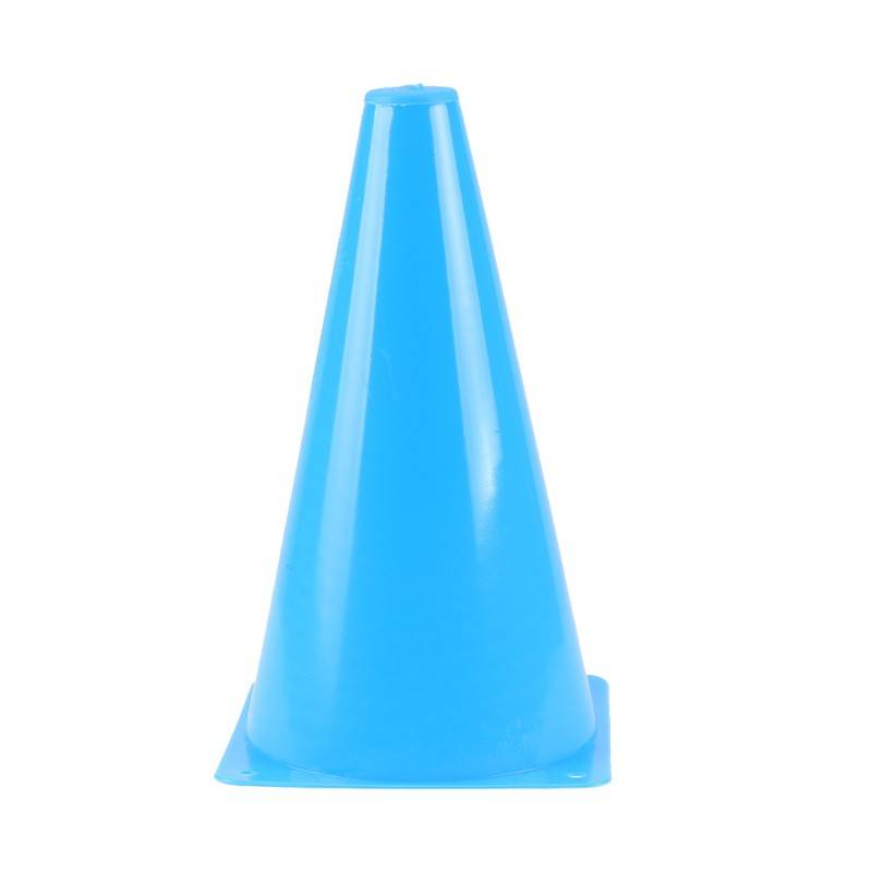 football basketball tennis training equipment cone -shaped barrel with hole logo barrel ice cream cylinder around pile training device