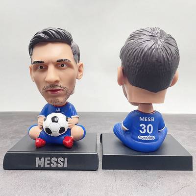 SOCCER FAN EUWEN CROBASA MESSINEMA'S CAR ROLLER-HEAD DOLL-UP GIFT