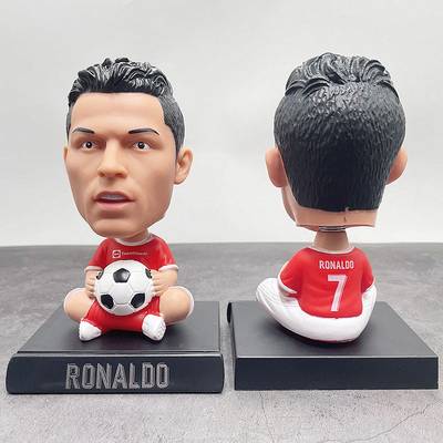SOCCER FAN EUWEN CROBASA MESSINEMA'S CAR ROLLER-HEAD DOLL-UP GIFT