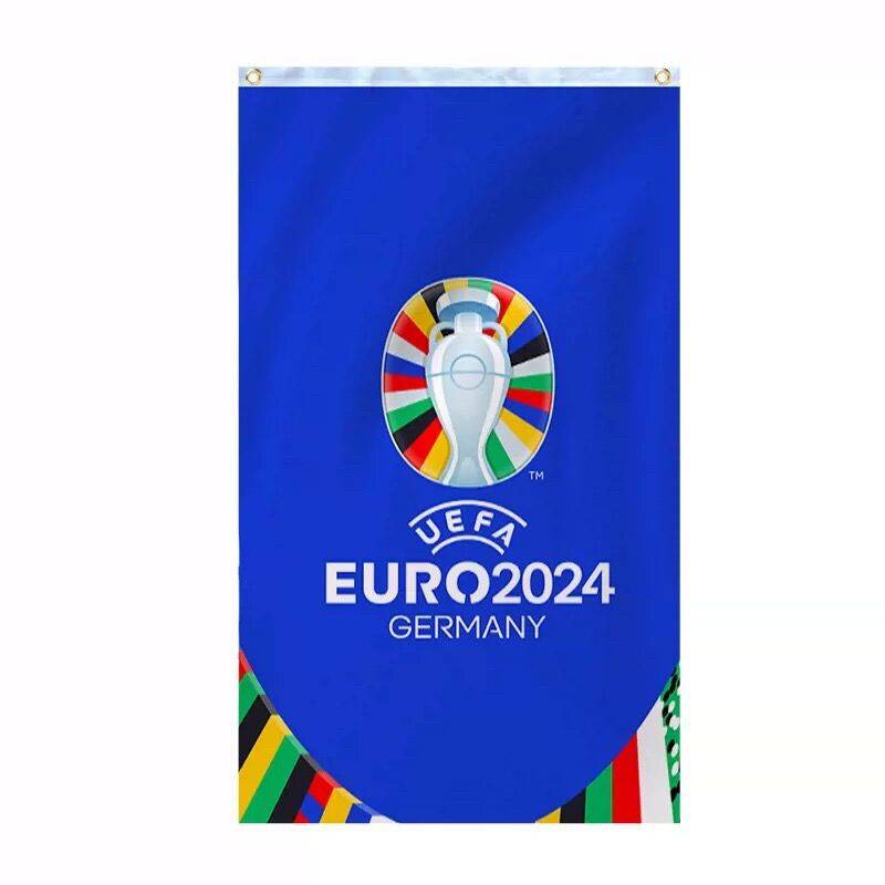 2024 German European Cup Football Hanging Banner Lottery Shop Mascular Massacre Bald Matter Fans Playing Township Furniture Products