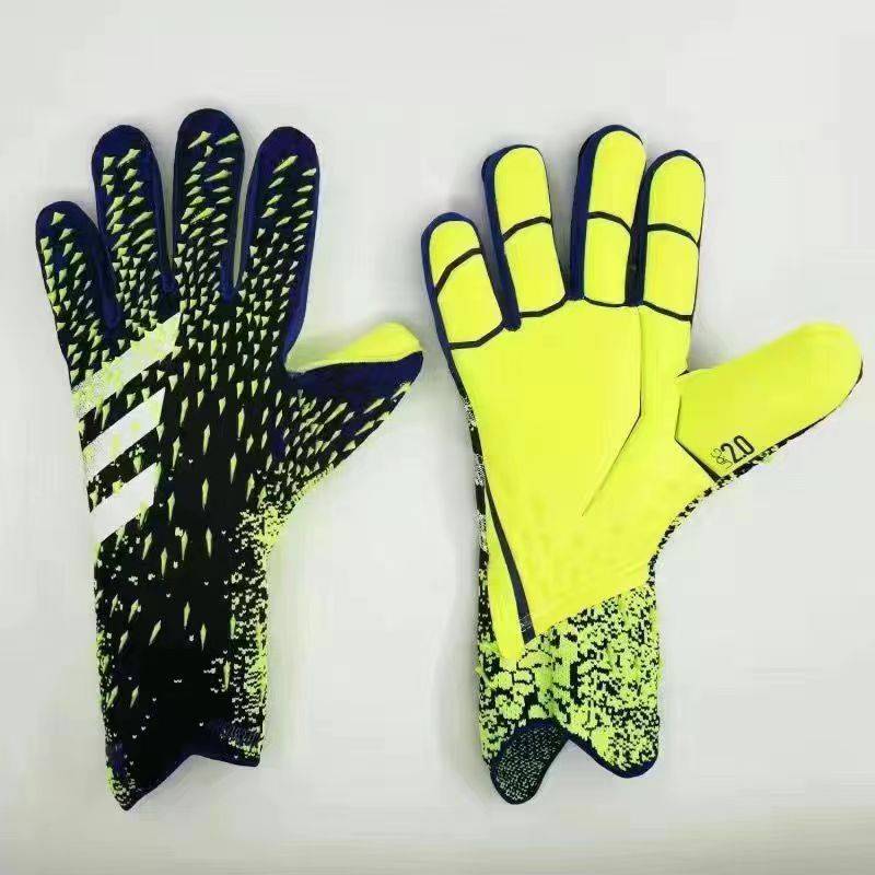 New Falcon latex football goalkeeper gloves professional competition training thickened wear -resistant paddy general Longmen