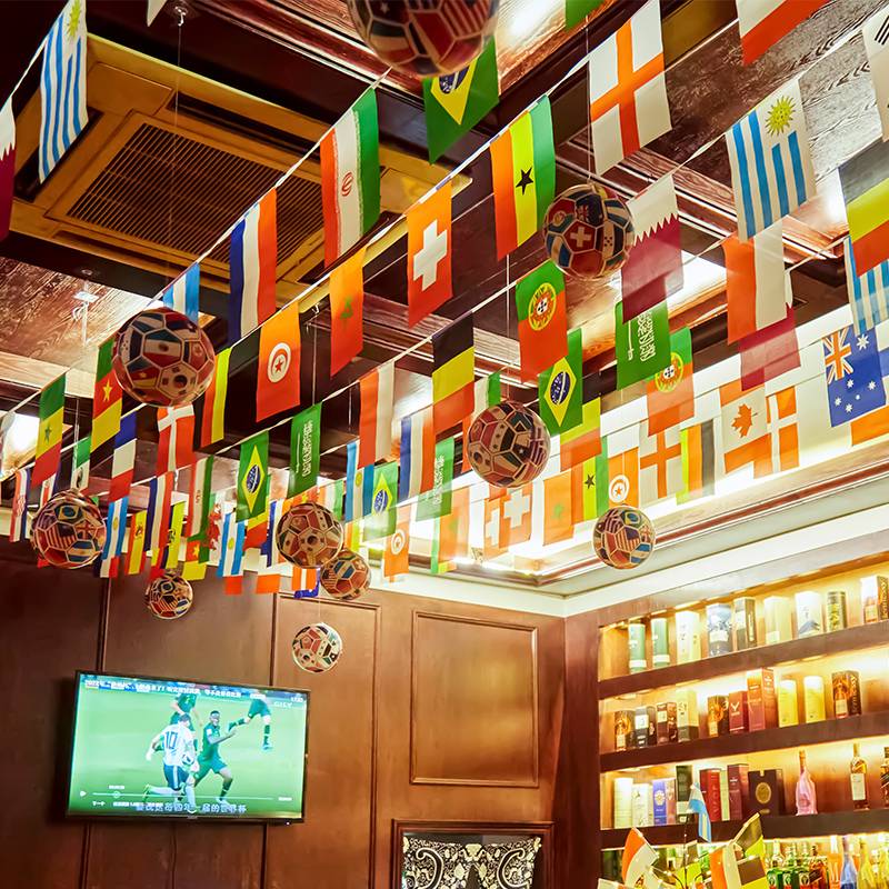 2024 European Cup Decoration Football Decoration Theme Sports Promotion Bar KTV Scenario Atmosphere arrangement poster