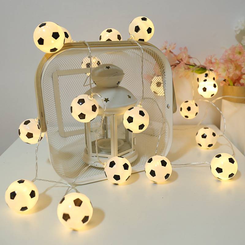 European Cup theme decorative LED football light festival atmosphere light string shop room bar courtyard layout supplies