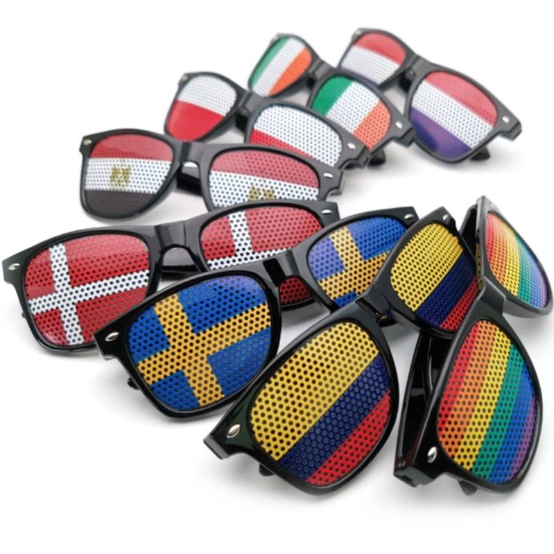 European Cup Argentine World Cup French Games Creative Fan Glasses Football Poster Monteries Decoration Proposa