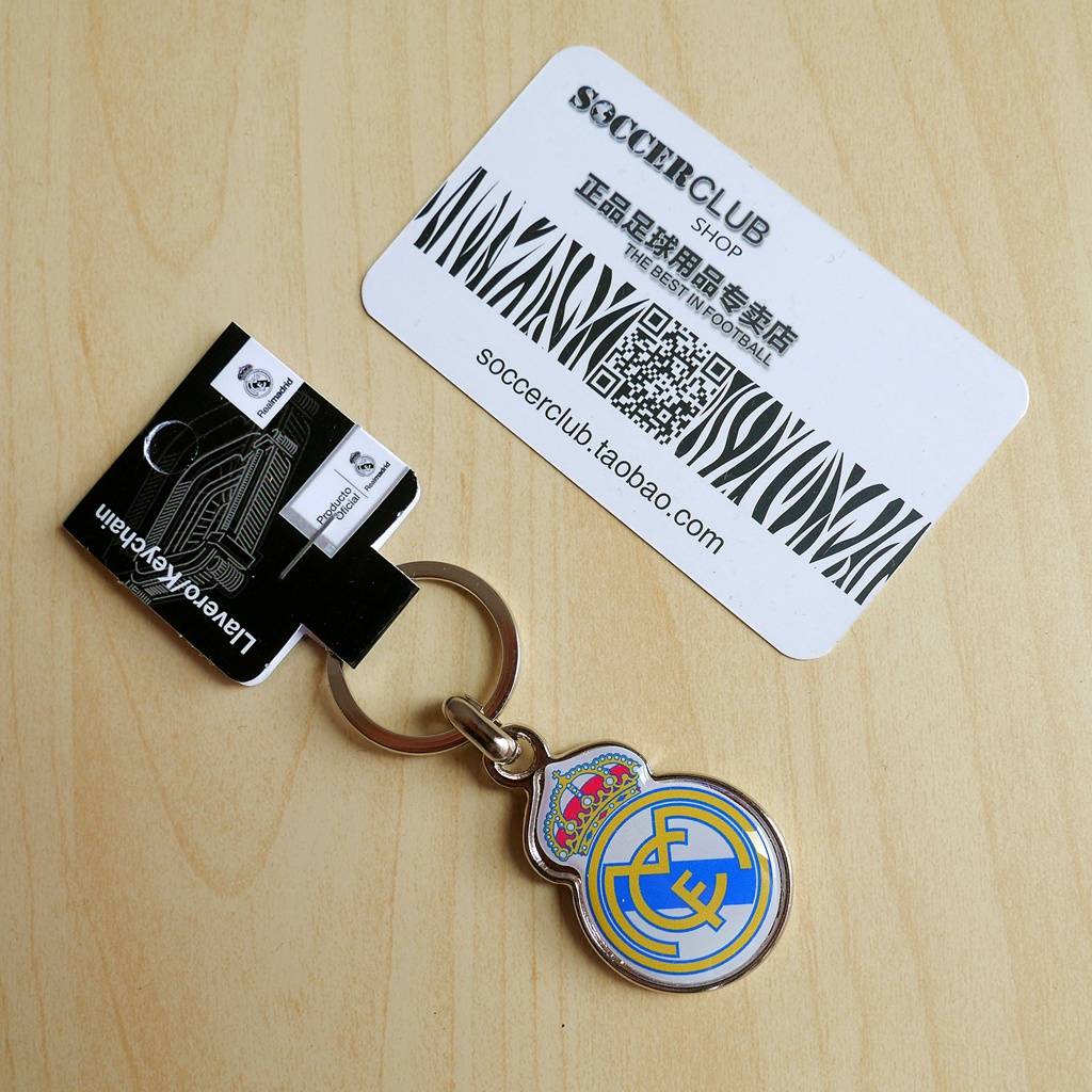 Real Madrid Real Madrid official genuine fans products team badge Cristiano Ronaldo jersey keychain badge