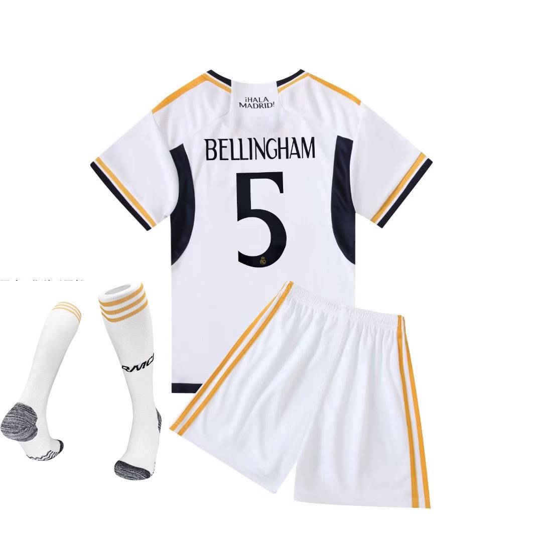 Empty and children's football clothing, Summer Argentine Messi Real Madrid No. 7 Harland short -sleeved pure cotton agreed baby jersey