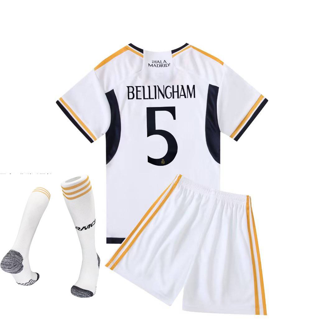 Empty and children's football clothing, Summer Argentine Messi Real Madrid No. 7 Harland short -sleeved pure cotton agreed baby jersey