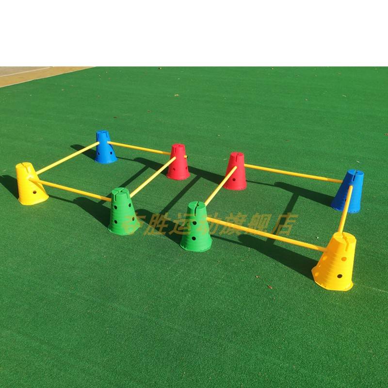 Sensory training equipment Household group football training device with hole logo bucket ice cream barrel kindergarten children's column