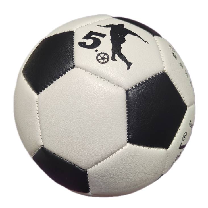 Weile Sheng No. 4 classic black and white cowhide football children's competition training mid -test special thickened wear resistance