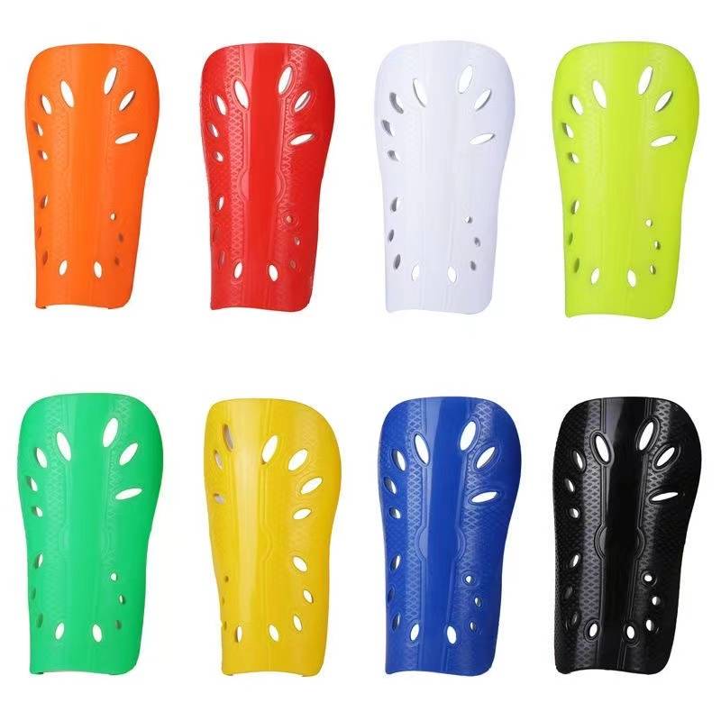 Soccer protection pads with holes in the air