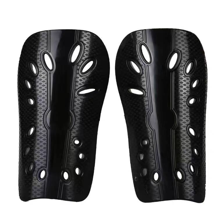 Soccer protection pads with holes in the air