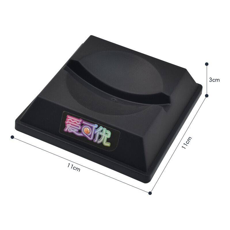 【Square spherical support】 1 black (logo) 1