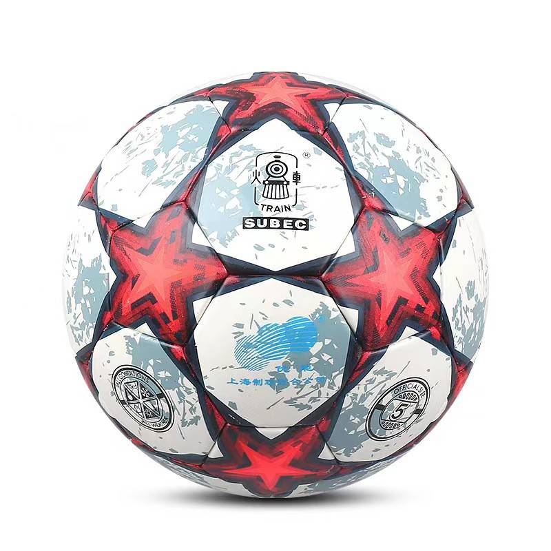 Youneng locomotive football GS8111 Football No. 5 five -star football student child training red/green game