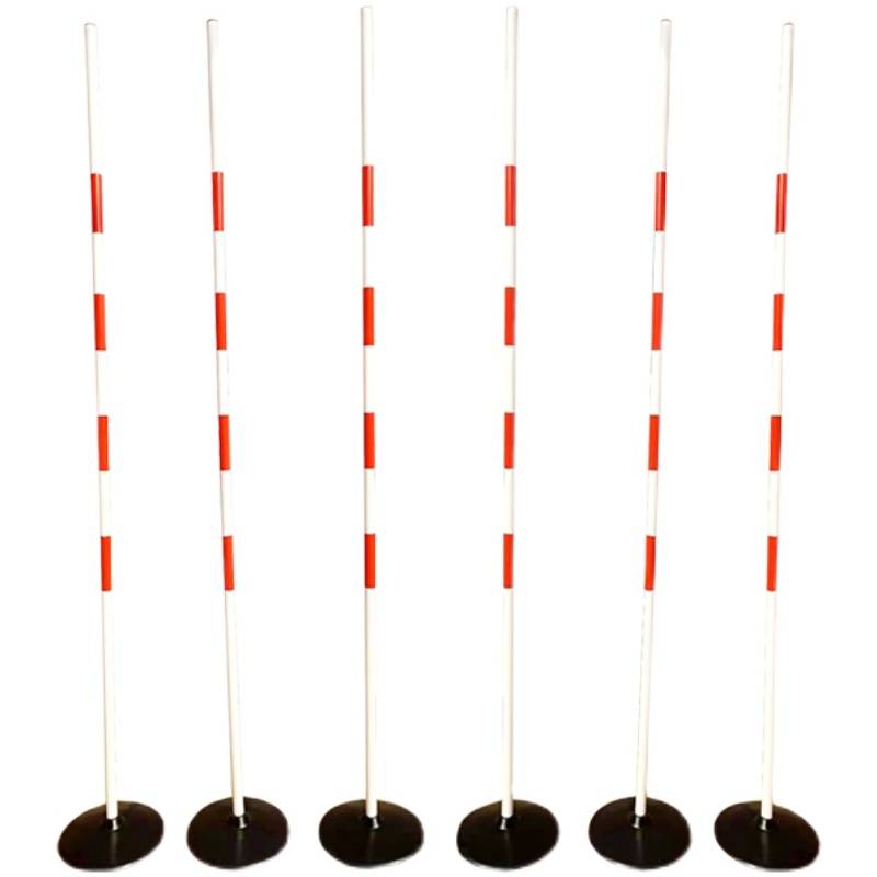 The high school entrance examination football basketball training pole snake -shaped running signs rod rod pile reversing car training traffic signal barrier obstacle bar