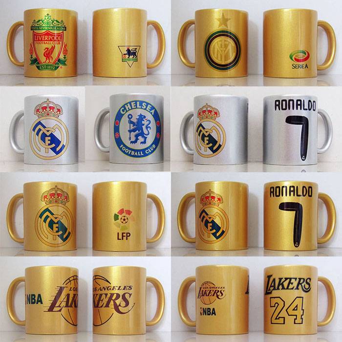 A hot cup and a smooth European glass and a Liverpool glass and a Bassa