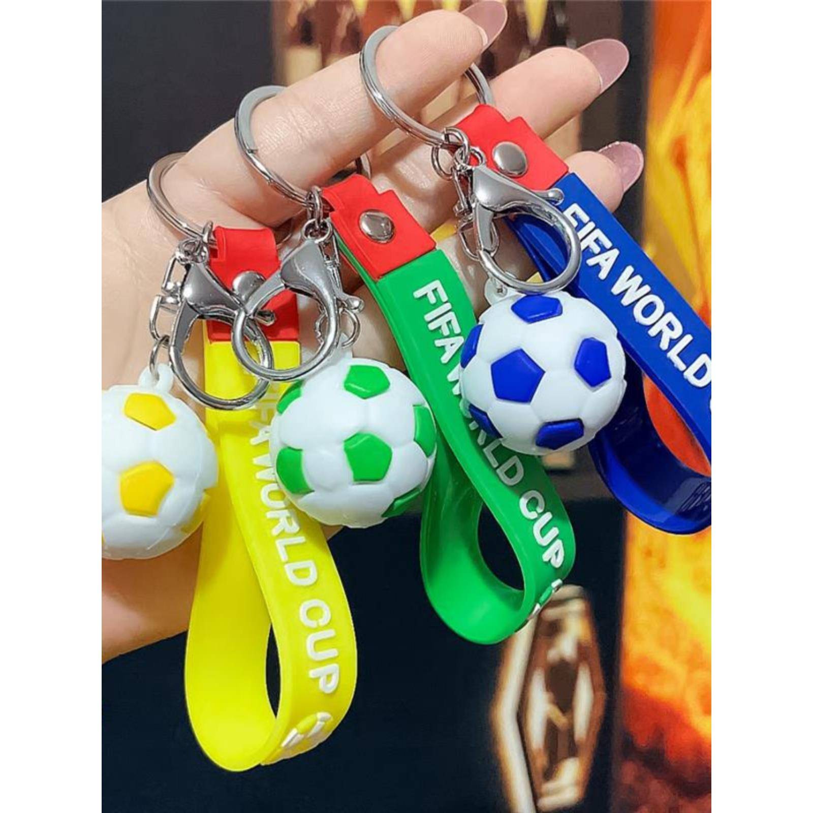 Essence2024 European Cup keychain football pendant accessories fans products peripheral commemorative event promotional gift creation