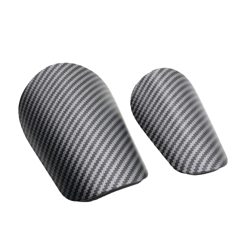 Children's football training legged board imitation carbon fiber mini guard board black plug -in adult tibia and thick protective gear