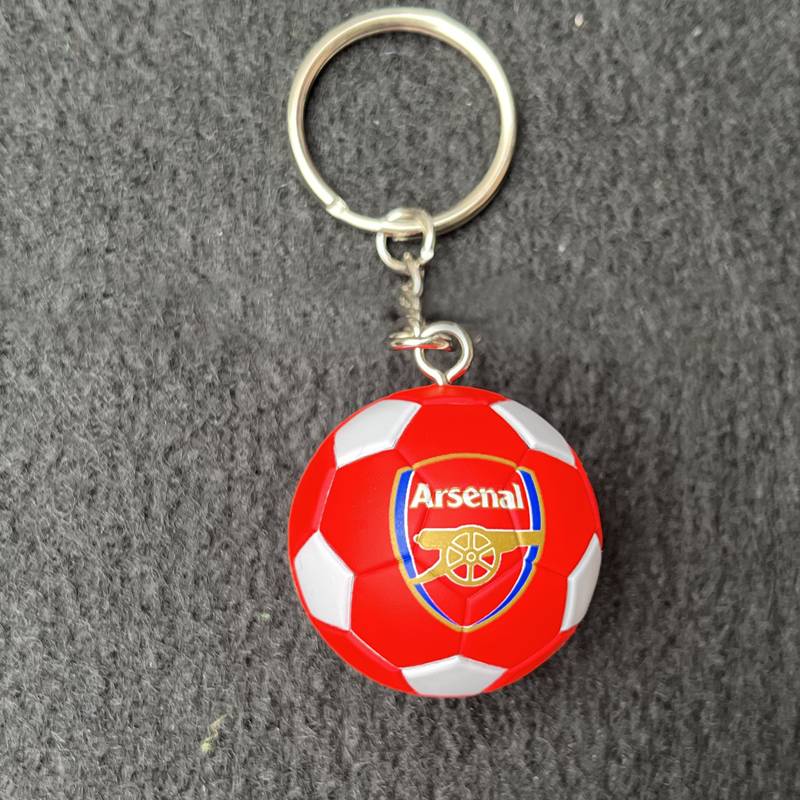 Barcelona Juventus Paris Manchester United Football Club team keychain car schoolbag pendant jewelry students