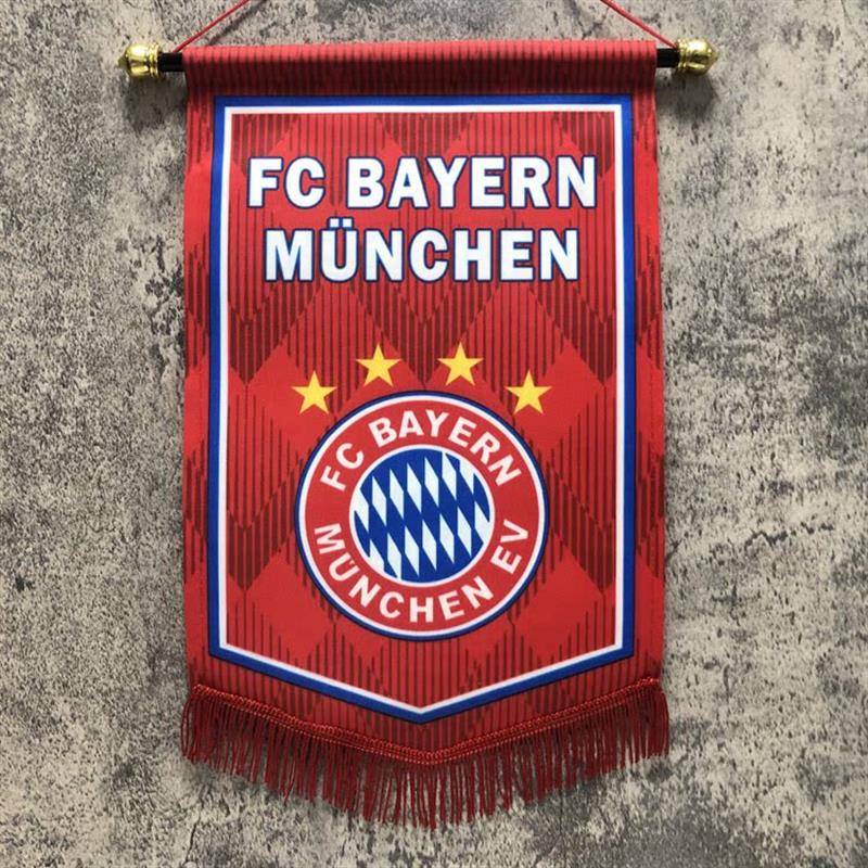 2024 Football European Cup 24 Flag Banfan Bar Sports Victor Real Madrid Dat Bayern Manchester United Banner Pentagon Banner