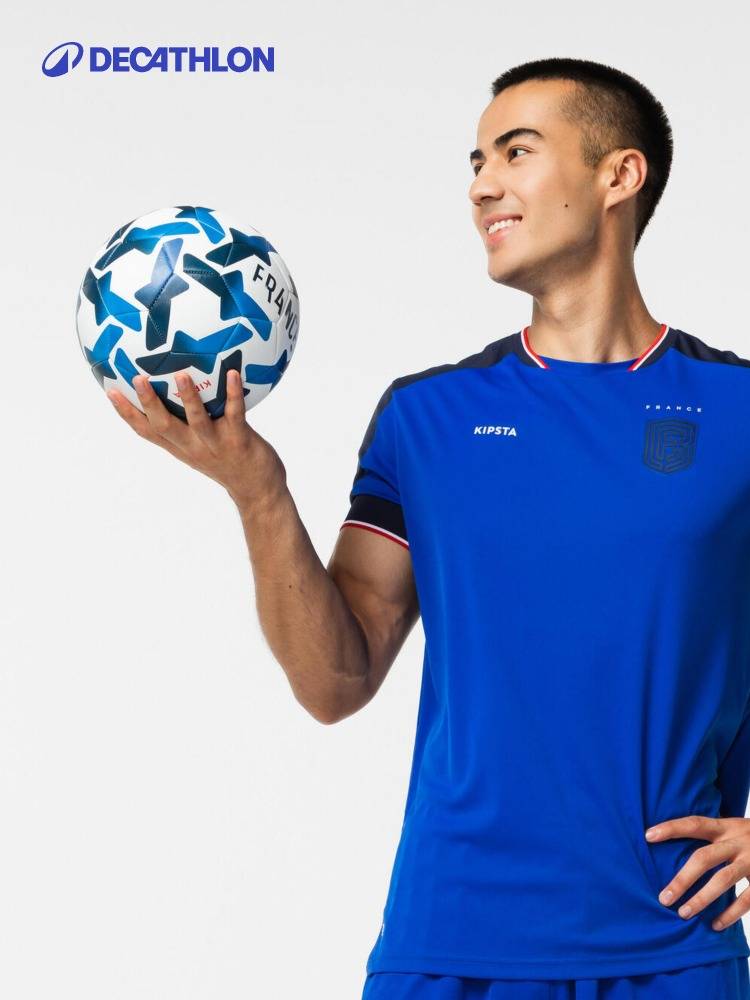 Decathlon flagship store European Cup Children's Football Leather Ball No. 5 Ball Training Competition Surrounding Memorial Ball IVO2